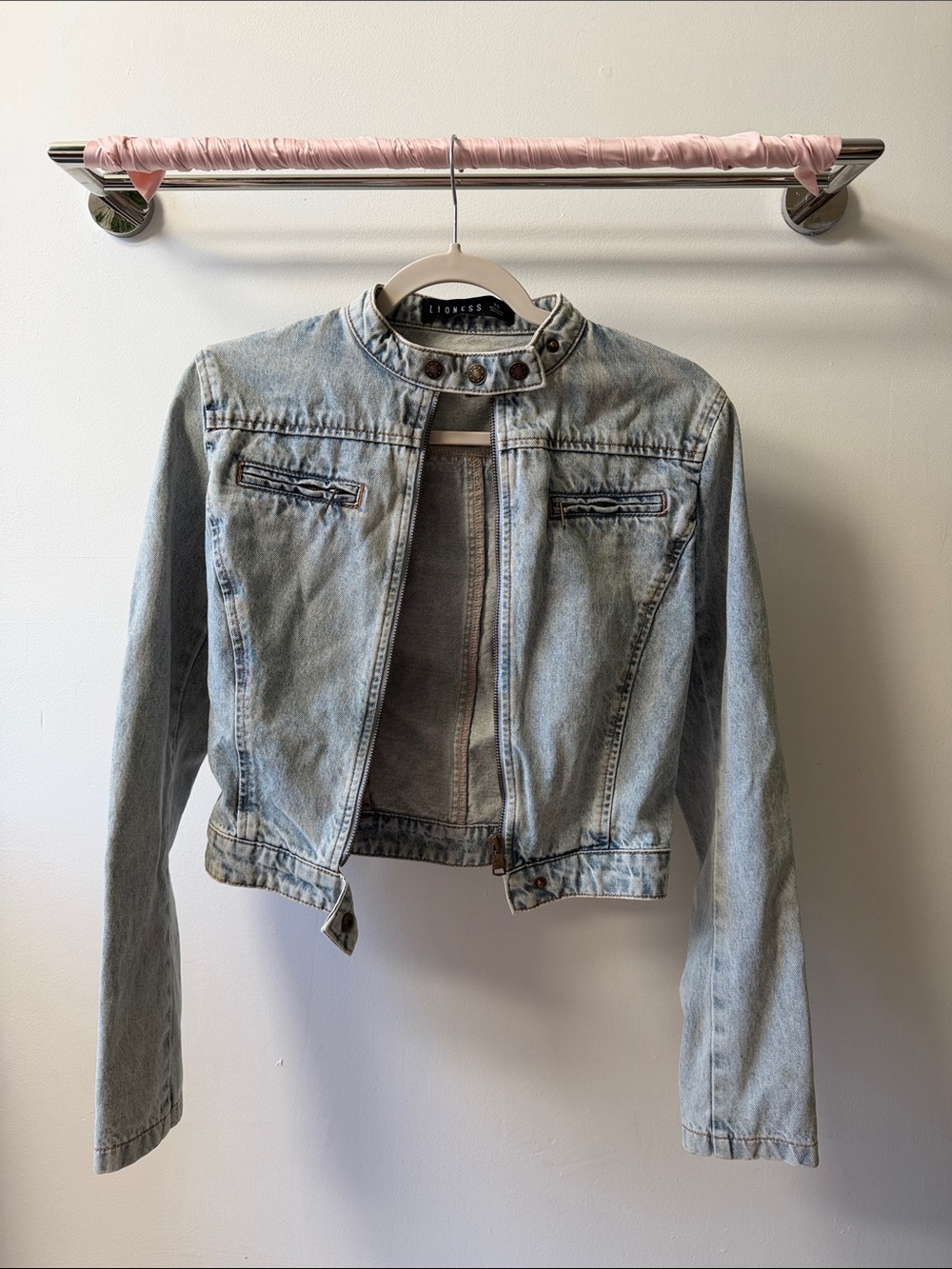 Denim Jacket - Women's Light Blue Jean Jacket